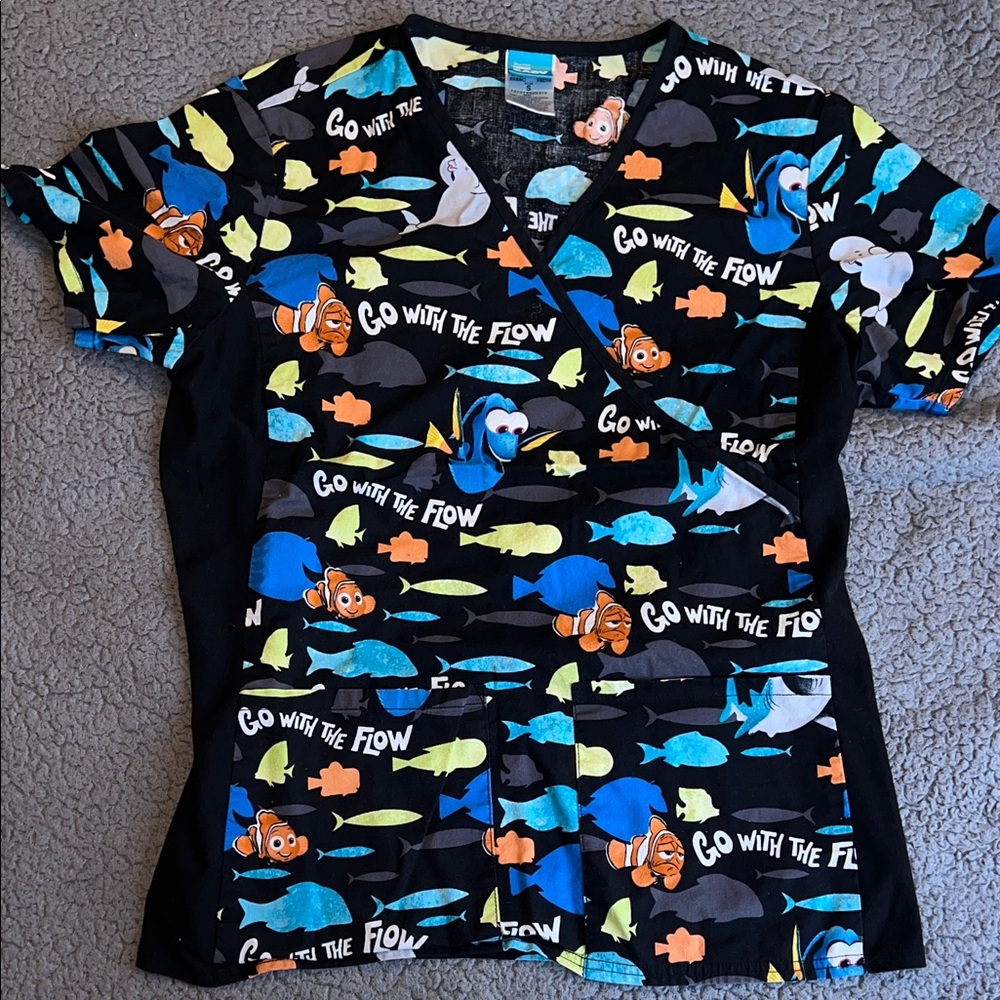 Disney Finding Dory scrub top